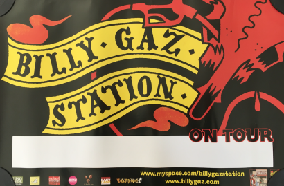 BILLY GAZ STATION : Poster Skins & Licks