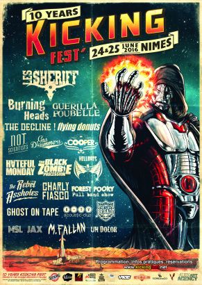 10 YEARS KICKING FEST' : Poster