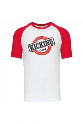 KICKING : T-shirt baseball manches courtes